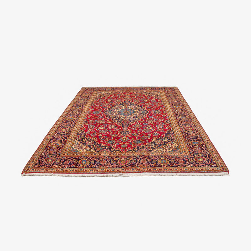 Keshan Teppich 204x298cm - Perserteppich - rot