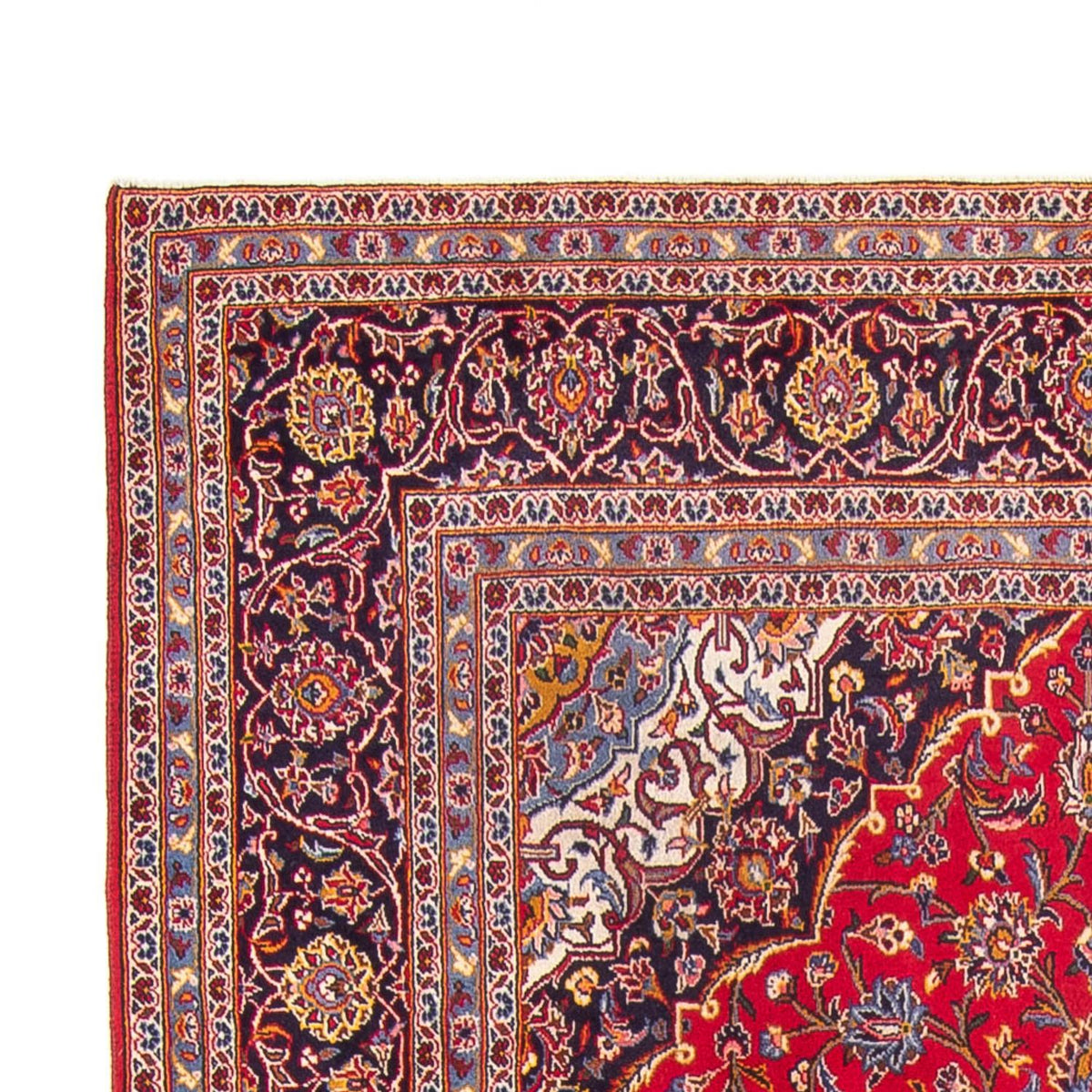 Keshan Teppich 197x313cm - Perserteppich - rot