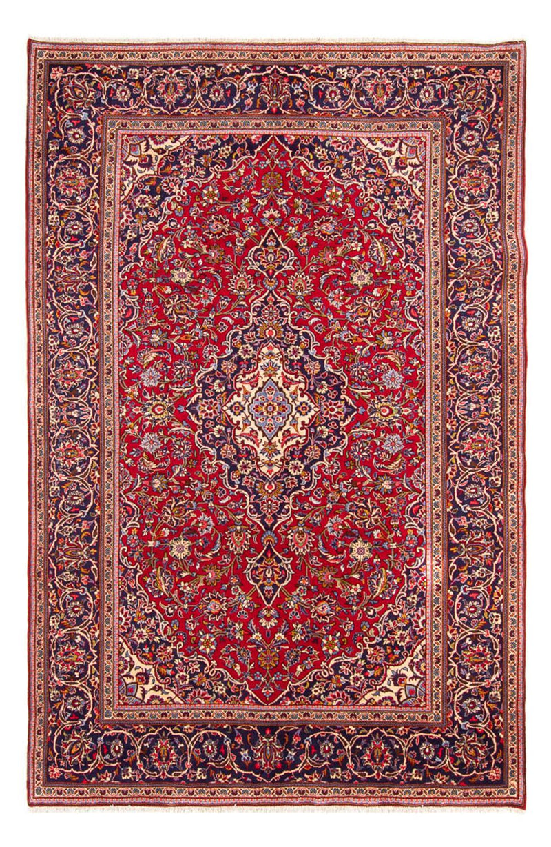 Keshan Teppich 215x308cm - Perserteppich - rot