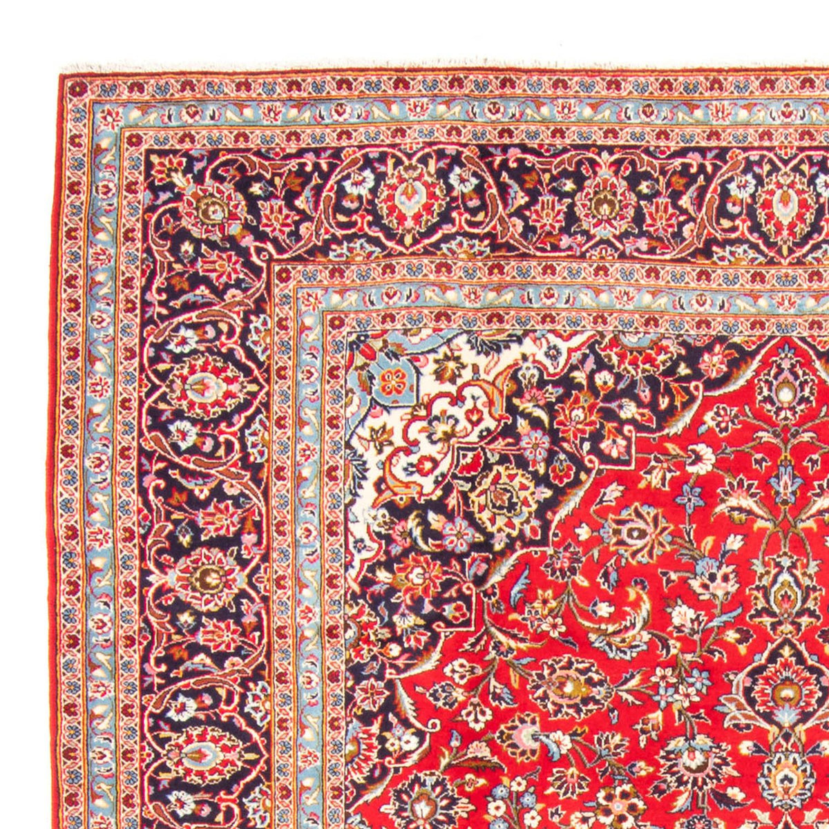 Keshan Teppich 242x342cm - Perserteppich - rot