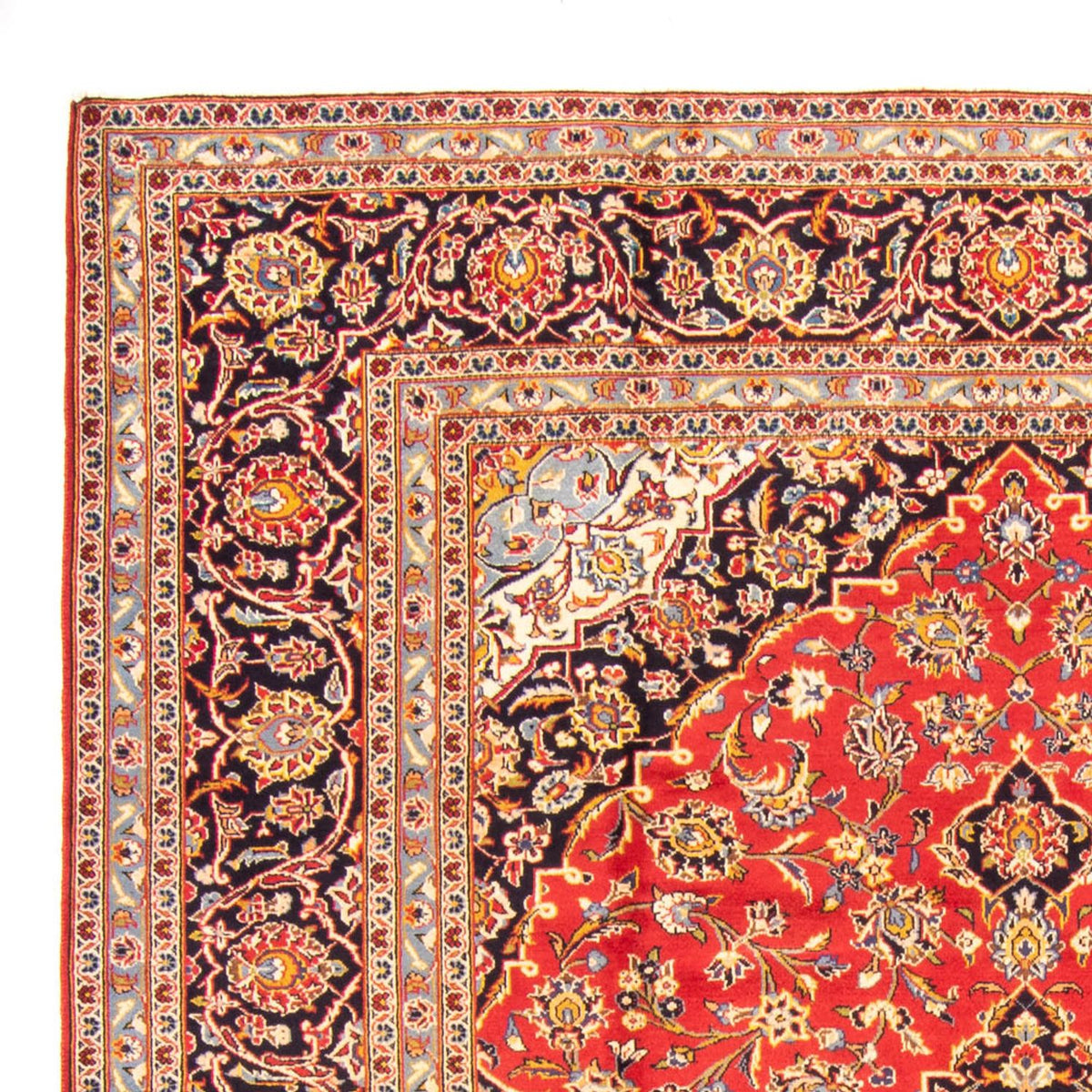Keshan Teppich 248x343cm - Perserteppich - rot