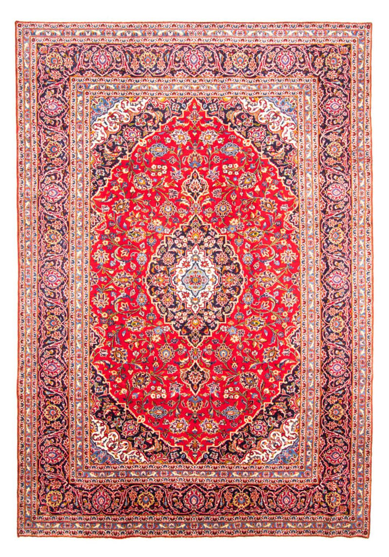 Keshan Teppich 246x355cm - Perserteppich - rot