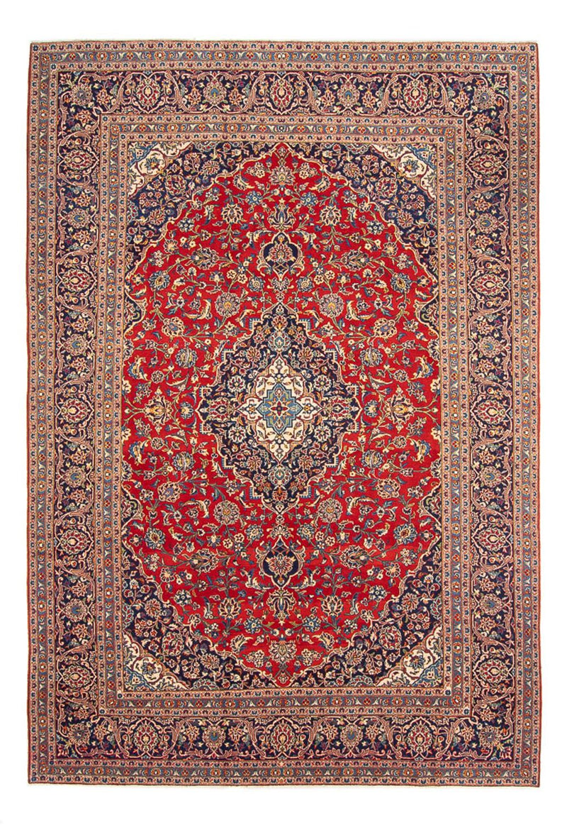 Keshan Teppich 250x353cm - Perserteppich - rot