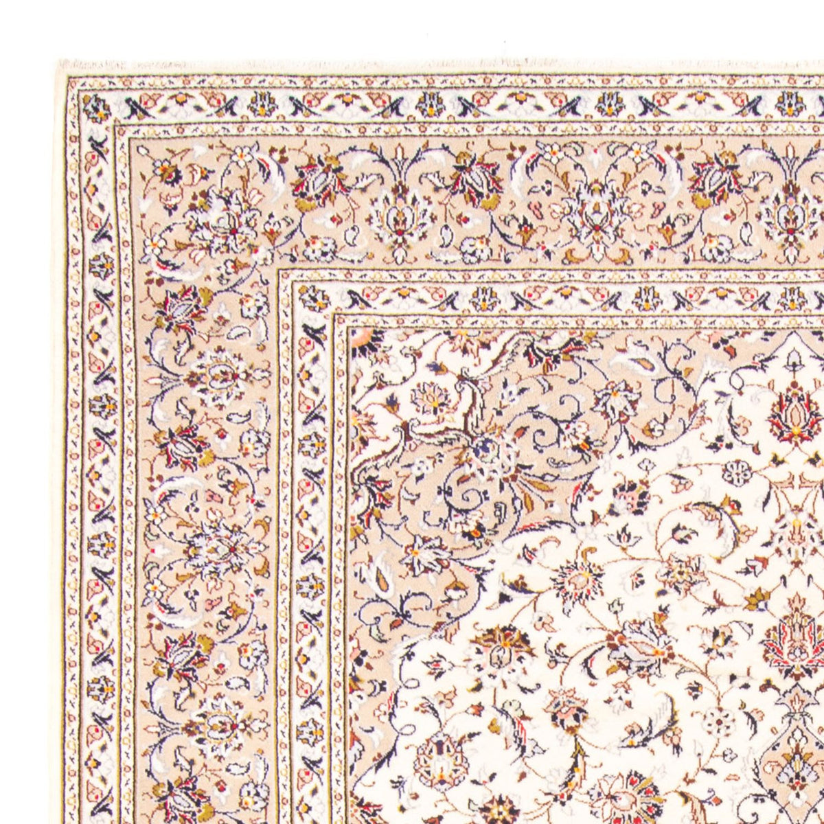 Perserteppich - Keshan - 251 x 356 cm - creme