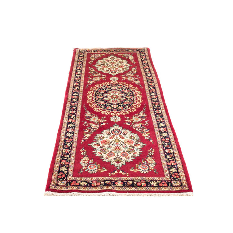 Ghom Teppich 65x215cm - Perserteppich - rot