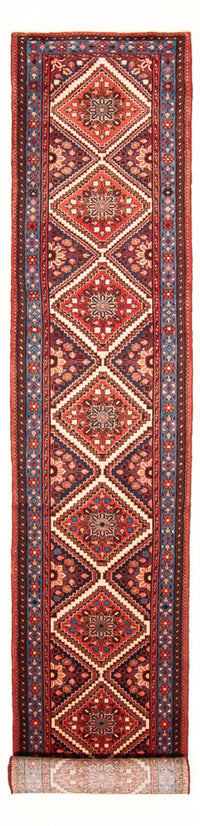Hamadan Teppich 88x508cm - Perserteppich - rot – product image