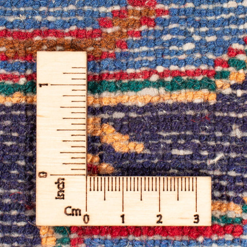 Hamadan Teppich 103x390cm - Perserteppich - dunkelblau