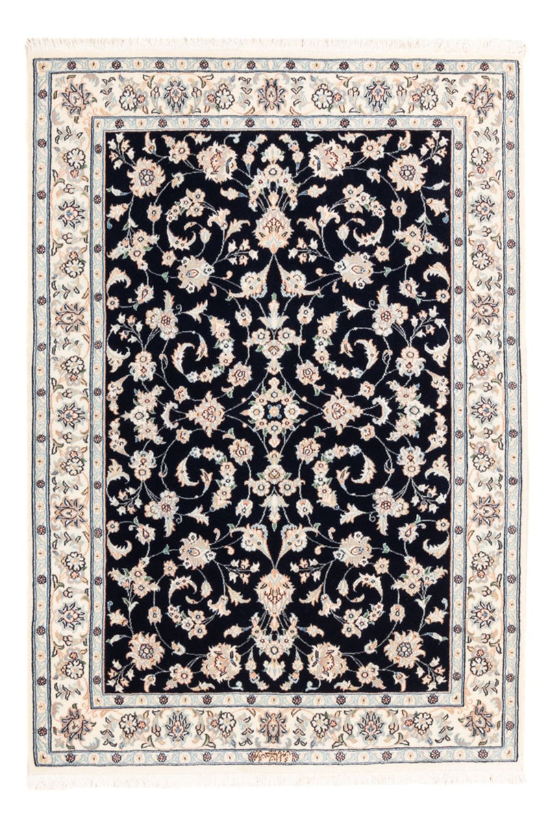 Perserteppich - Nain - Premium - 107 x 152 cm - dunkelblau