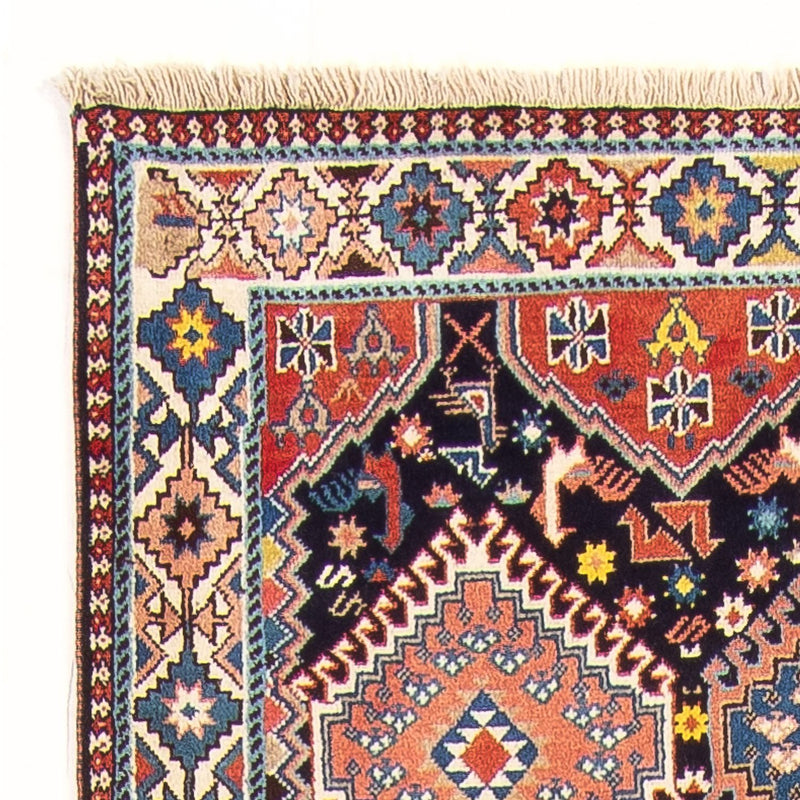 Yalameh Teppich 82x382cm - Perserteppich - dunkelblau