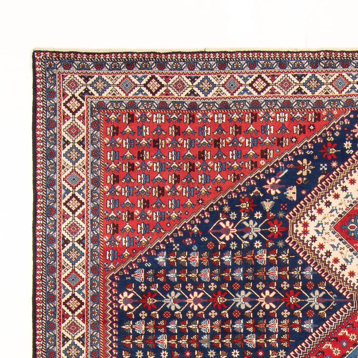 Yalameh Teppich 204x300cm - Perserteppich - dunkelblau
