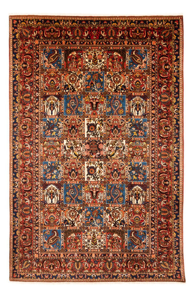 Bachtiar Teppich 202x303cm - Perserteppich - bordeauxrot