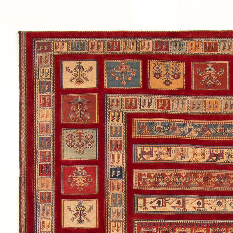 Kelim Fars Teppich 211x297cm - mehrfarbig