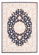 Täbriz - 50 Raj Teppich 170x235cm - Perserteppich - dunkelblau