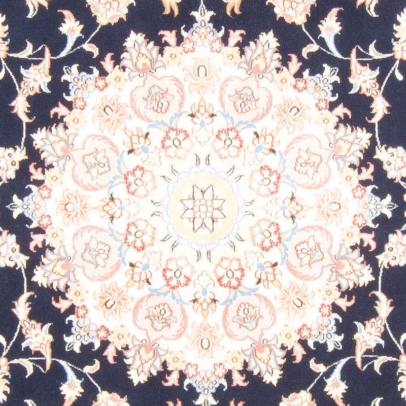 Täbriz - 50 Raj Teppich 170x235cm - Perserteppich - dunkelblau