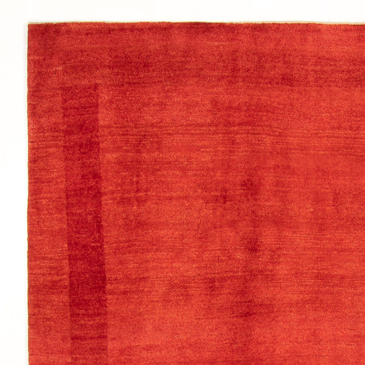 Gabbeh Persisch Teppich 223x274cm - Perserteppich Wollteppich - rot