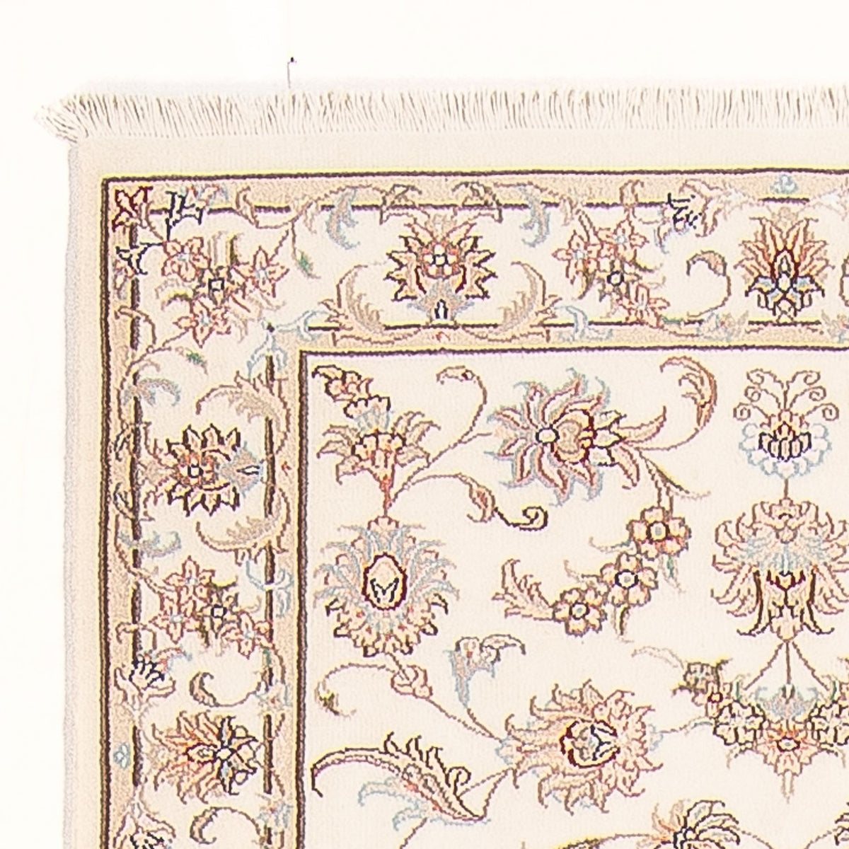 Täbriz - 50 Raj Teppich 89x294cm - Perserteppich - creme