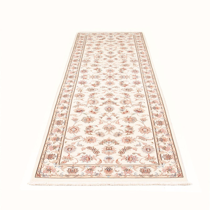 Täbriz - 50 Raj Teppich 89x294cm - Perserteppich - creme
