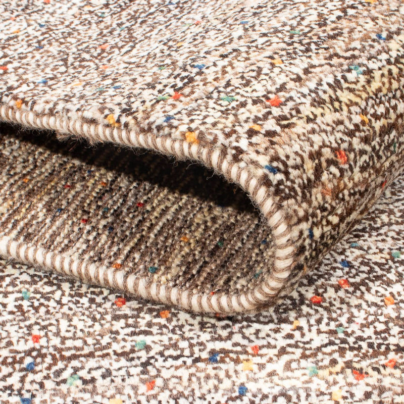 Gabbeh Persisch Teppich 155x202cm - Perserteppich Wollteppich - natur