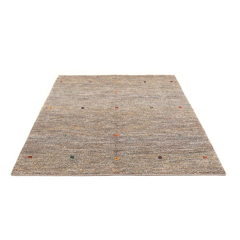 Gabbeh Persisch Teppich 155x202cm - Perserteppich Wollteppich - natur