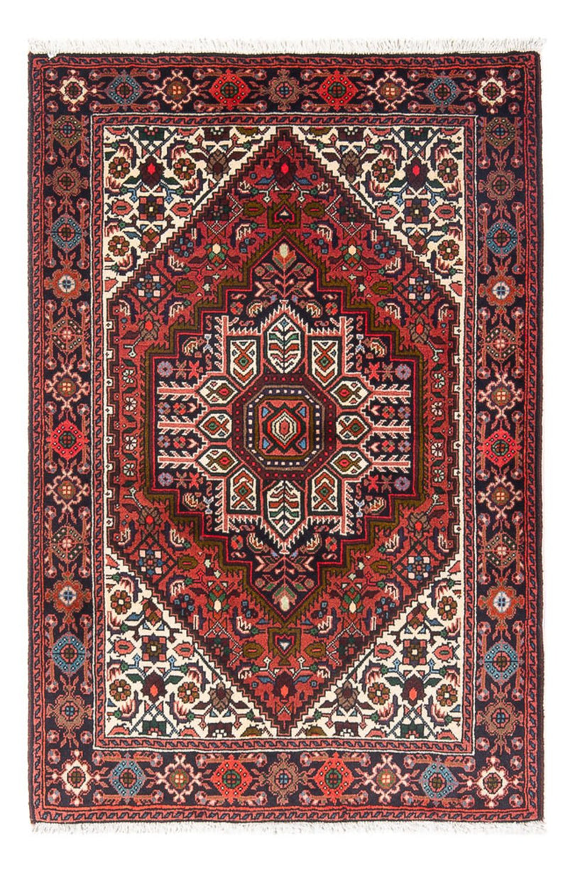 Gholtogh Teppich 77x124cm - Perserteppich - dunkelrot
