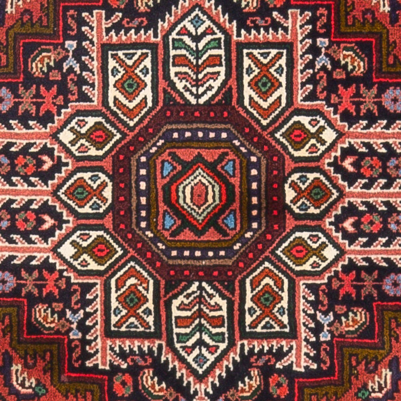 Gholtogh Teppich 77x124cm - Perserteppich - dunkelrot