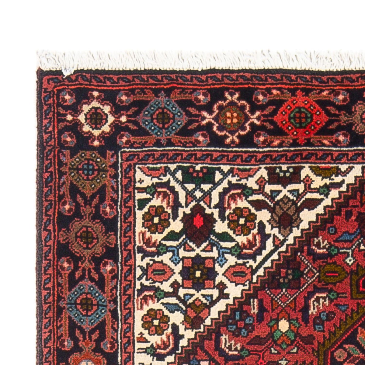 Gholtogh Teppich 77x124cm - Perserteppich - dunkelrot