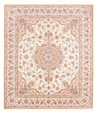 Täbriz - 50 Raj Teppich 199x252cm - Perserteppich - creme