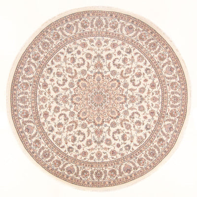 Täbriz - 50 Raj Teppich 250x250cm - Perserteppich - creme