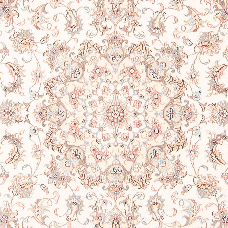 Täbriz - 50 Raj Teppich 150x205cm - Perserteppich - creme