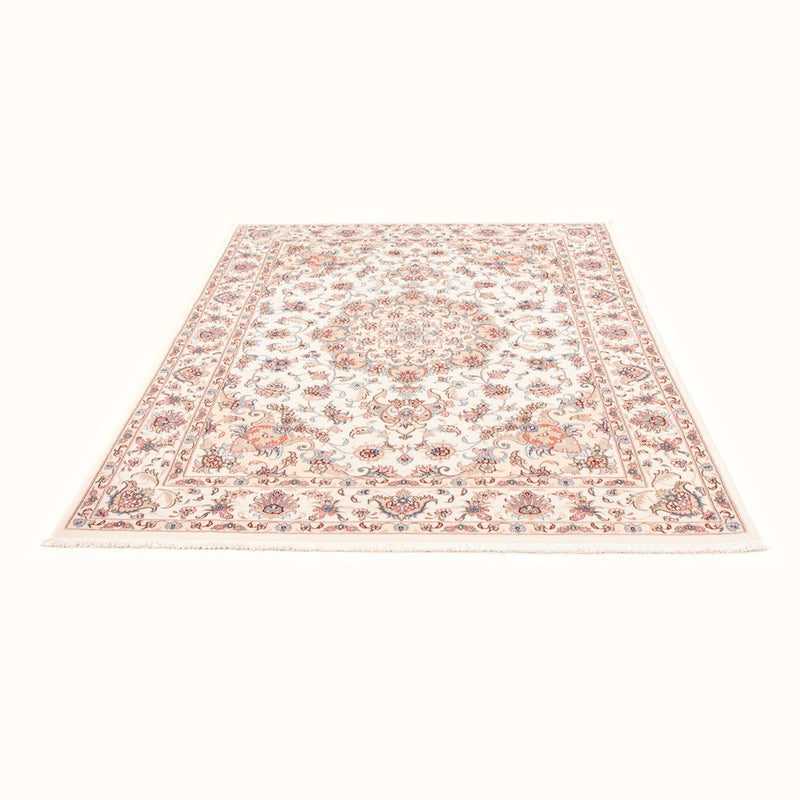 Täbriz - 50 Raj Teppich 150x188cm - Perserteppich - creme