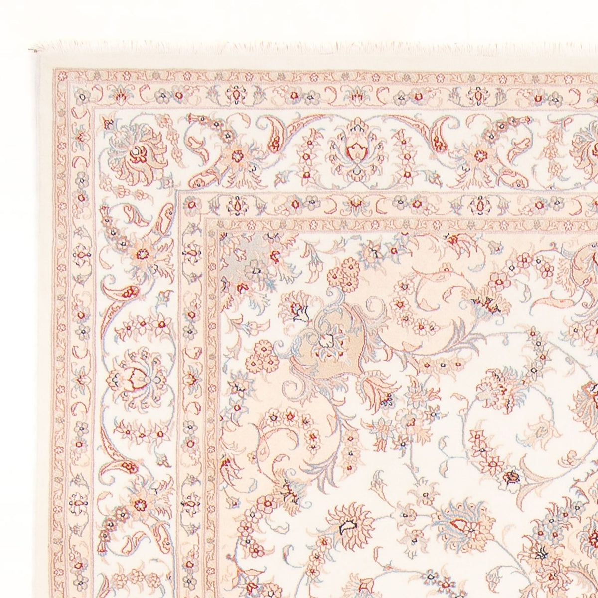 Täbriz - 50 Raj Teppich 200x300cm - Perserteppich - creme