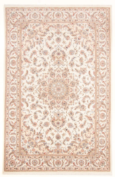 Täbriz - 50 Raj Teppich 198x305cm - Perserteppich - creme