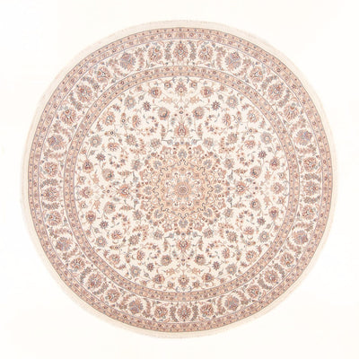 Täbriz - 50 Raj Teppich 250x250cm - Perserteppich - creme