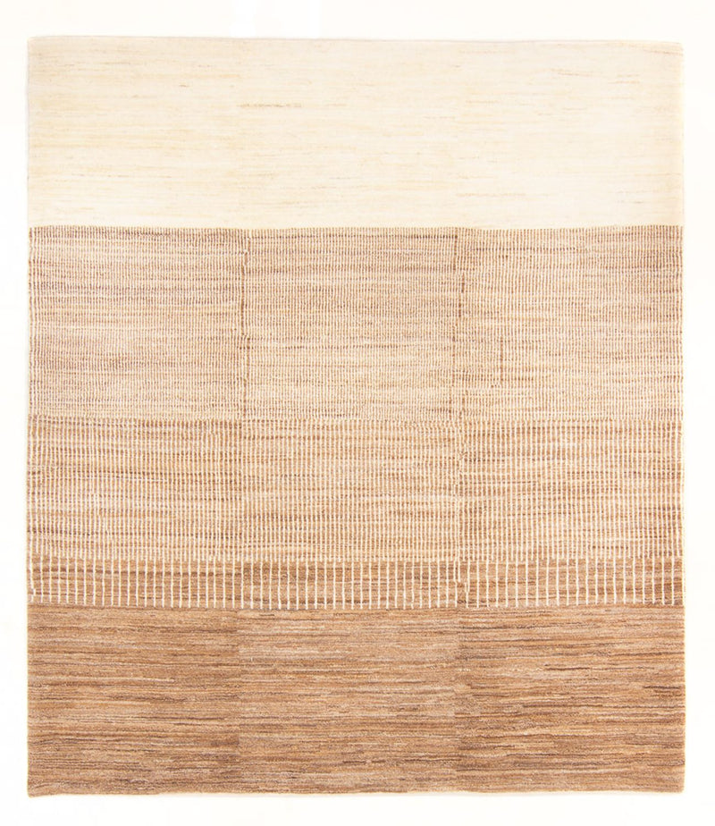 Gabbeh Persisch Teppich 212x245cm - Perserteppich Wollteppich - creme