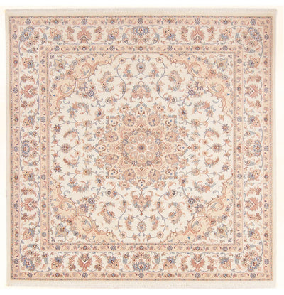 Täbriz - 50 Raj Teppich 198x211cm - Perserteppich - creme