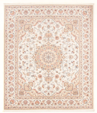 Täbriz - 50 Raj Teppich 198x243cm - Perserteppich - creme