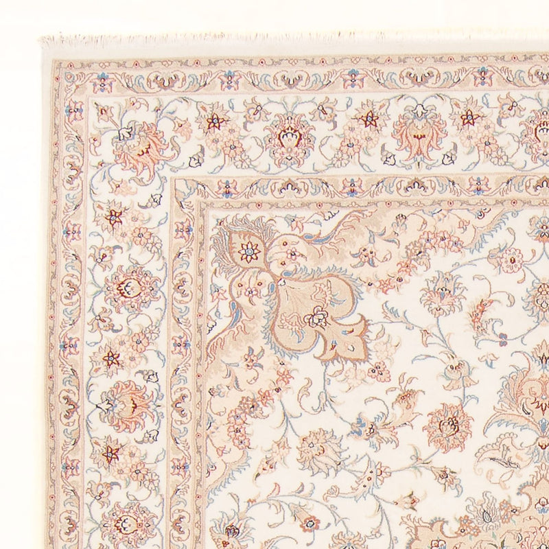 Täbriz - 50 Raj Teppich 198x243cm - Perserteppich - creme