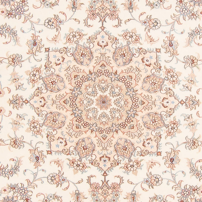 Perserteppich - Täbriz - Royal quadratisch  - 197 x 208 cm - creme