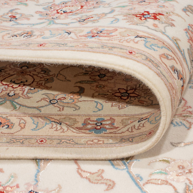 Täbriz - 50 Raj Teppich 200x252cm - Perserteppich - creme
