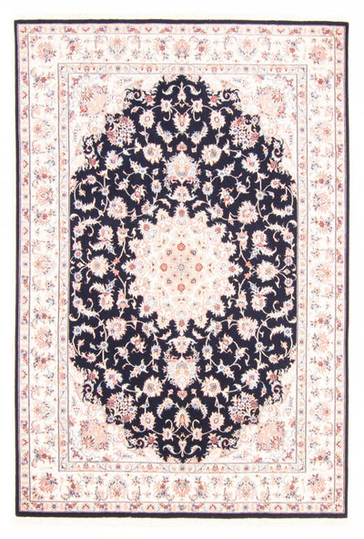Täbriz - 50 Raj Teppich 168x234cm - Perserteppich - dunkelblau