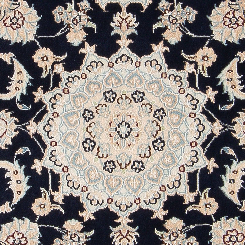 Nain - 6La Teppich 81x118cm - Perserteppich - dunkelblau