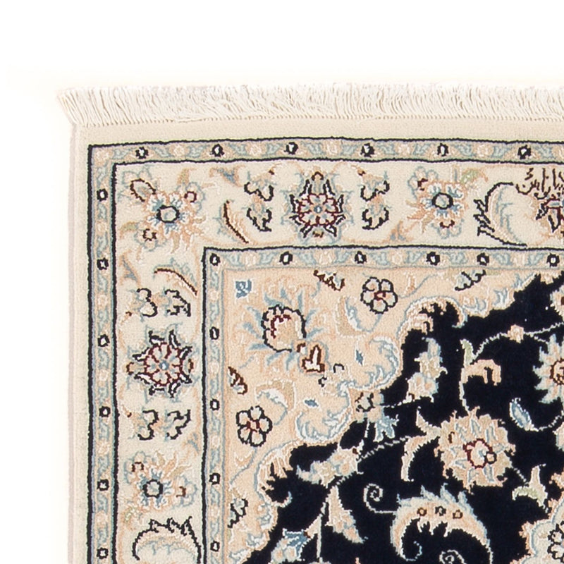 Nain - 6La Teppich 81x118cm - Perserteppich - dunkelblau