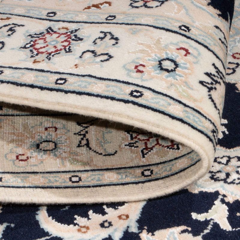 Nain - 6La Teppich 81x118cm - Perserteppich - dunkelblau