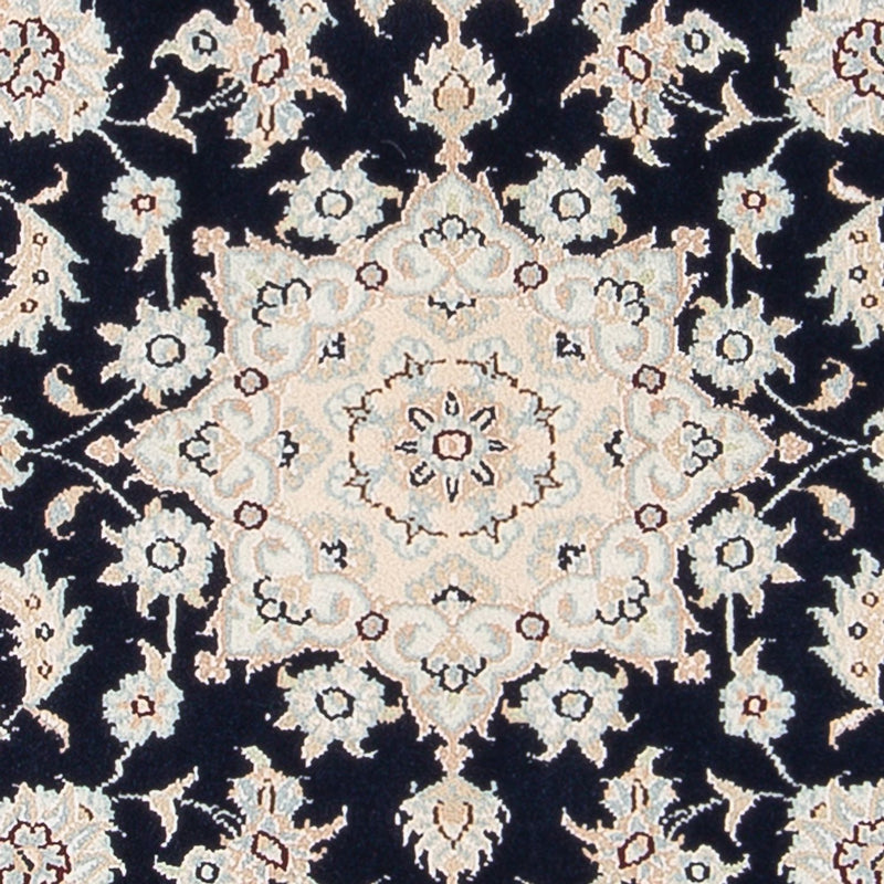 Nain - 6La Teppich 81x120cm - Perserteppich - dunkelblau