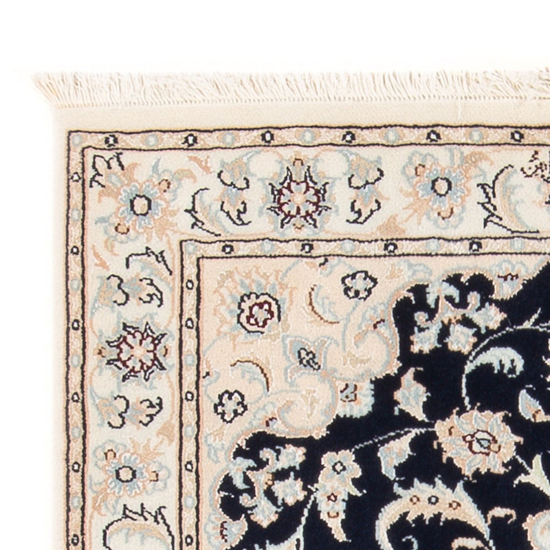 Nain - 6La Teppich 81x120cm - Perserteppich - dunkelblau