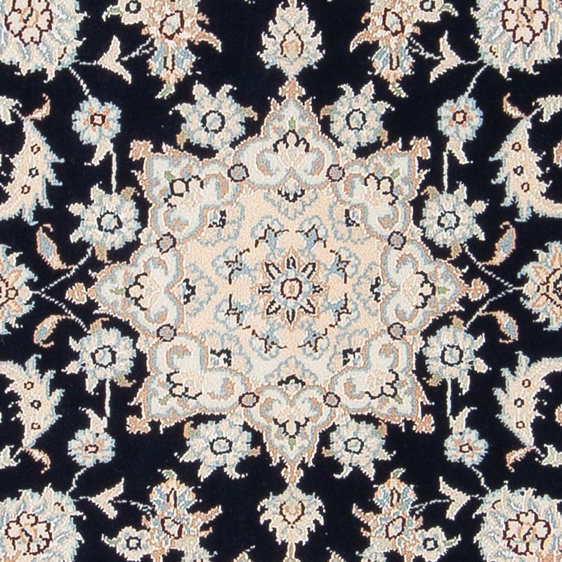 Nain - 6La Teppich 80x120cm - Perserteppich - dunkelblau