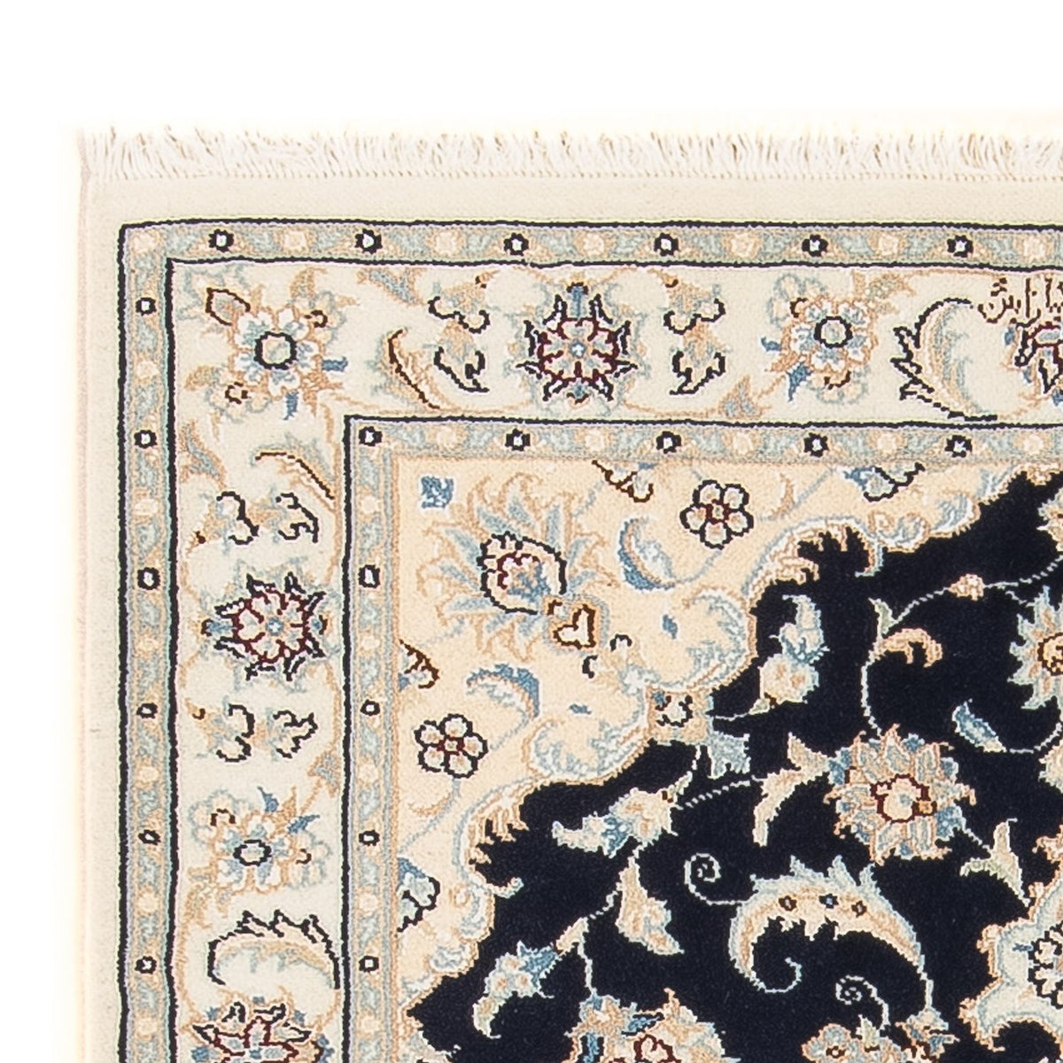 Nain - 6La Teppich 80x120cm - Perserteppich - dunkelblau