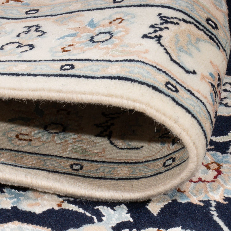 Nain - 6La Teppich 80x120cm - Perserteppich - dunkelblau