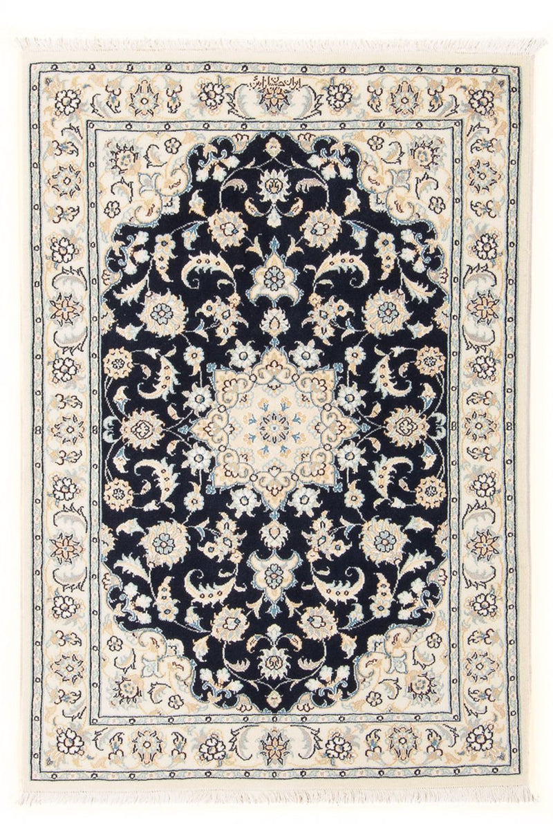 Nain - 6La Teppich 80x118cm - Perserteppich - dunkelblau