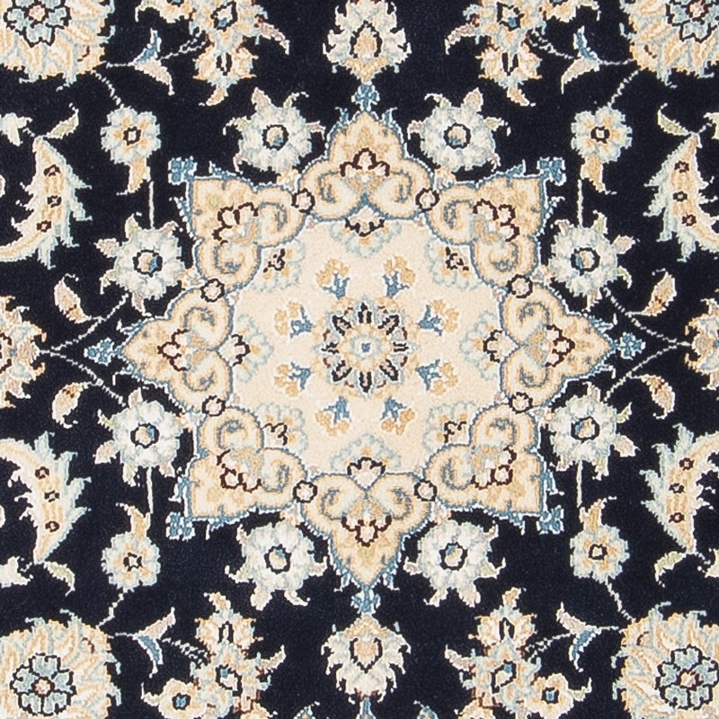 Nain - 6La Teppich 80x118cm - Perserteppich - dunkelblau